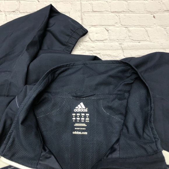 Adidas Men Full Zip Windbreaker Jacket Mesh Lined Size XL Extra Large M107 -19 - Picture 9 of 16